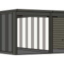 【10倍ポイント実施中】タクボ物置 共通オプション Mr.シャッターマン(WS)用 間仕切りセット 屋外 収納 物置 【送料無料】