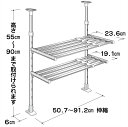 【10倍ポイント実施中】タクボ物置 タクボ 伸縮つっぱり棚 屋外 収納 物置 【送料無料】