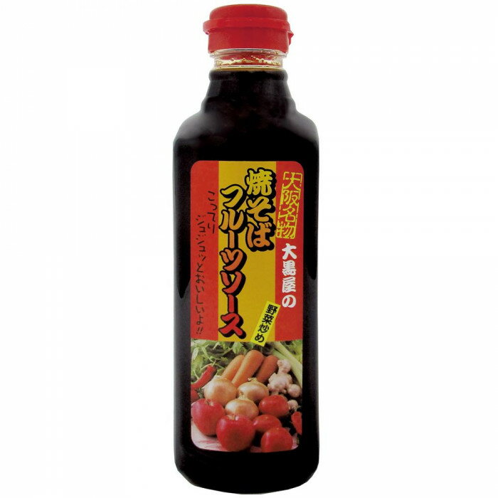 ◎【代引不可】焼そば　フルーツソース　500ml　12個セット「他の商品と同梱不可/北海道、沖縄、離島別途送料」