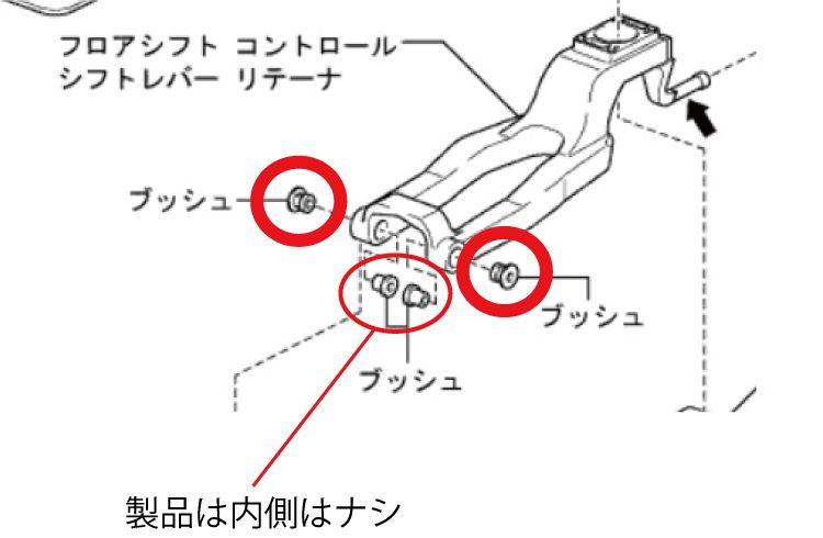 CUSCO クスコ シフトレバーリテーナーブッシュ 965936A スバル BRZ ZC6　【NFR店】