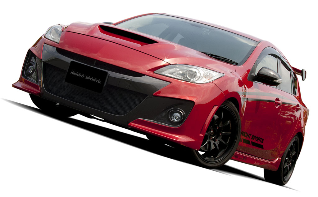 KNIGHT SPORTS ナイトスポーツ FRONT BUMPER SPOILER for MS AXELA（BL3FW） フロント・バンパースポイラー KZG-71302 アクセラ BL3FW　【NF店】