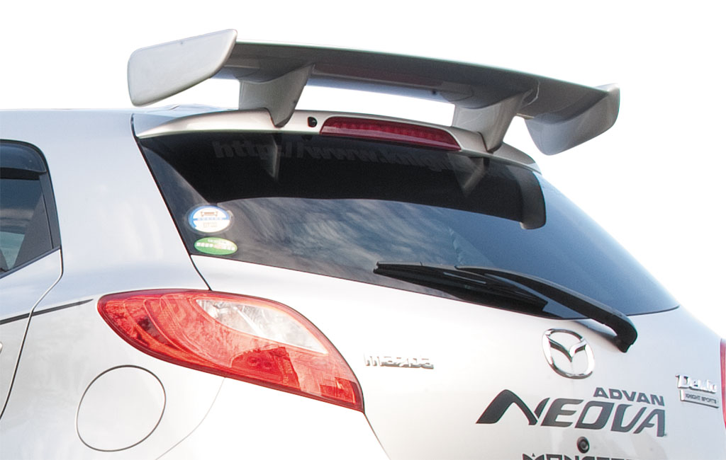 KNIGHT SPORTS ナイトスポーツ REAR WING SPOILER リアウイングスポイラー KZG-72301 デミオ DE5FS 未塗装