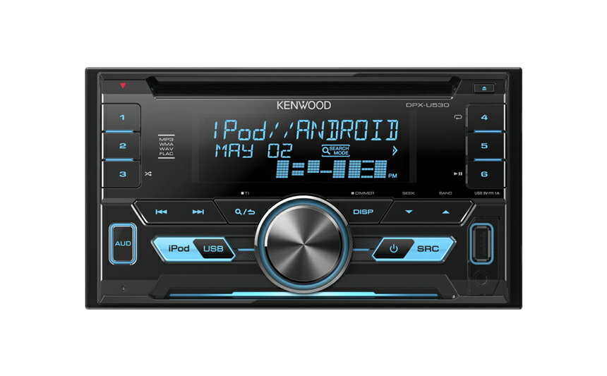 KENWOOD ケンウッド CD/USBレシーバー(2DIN) iPod/iPhone対応 DPX-U530　【NFR店】