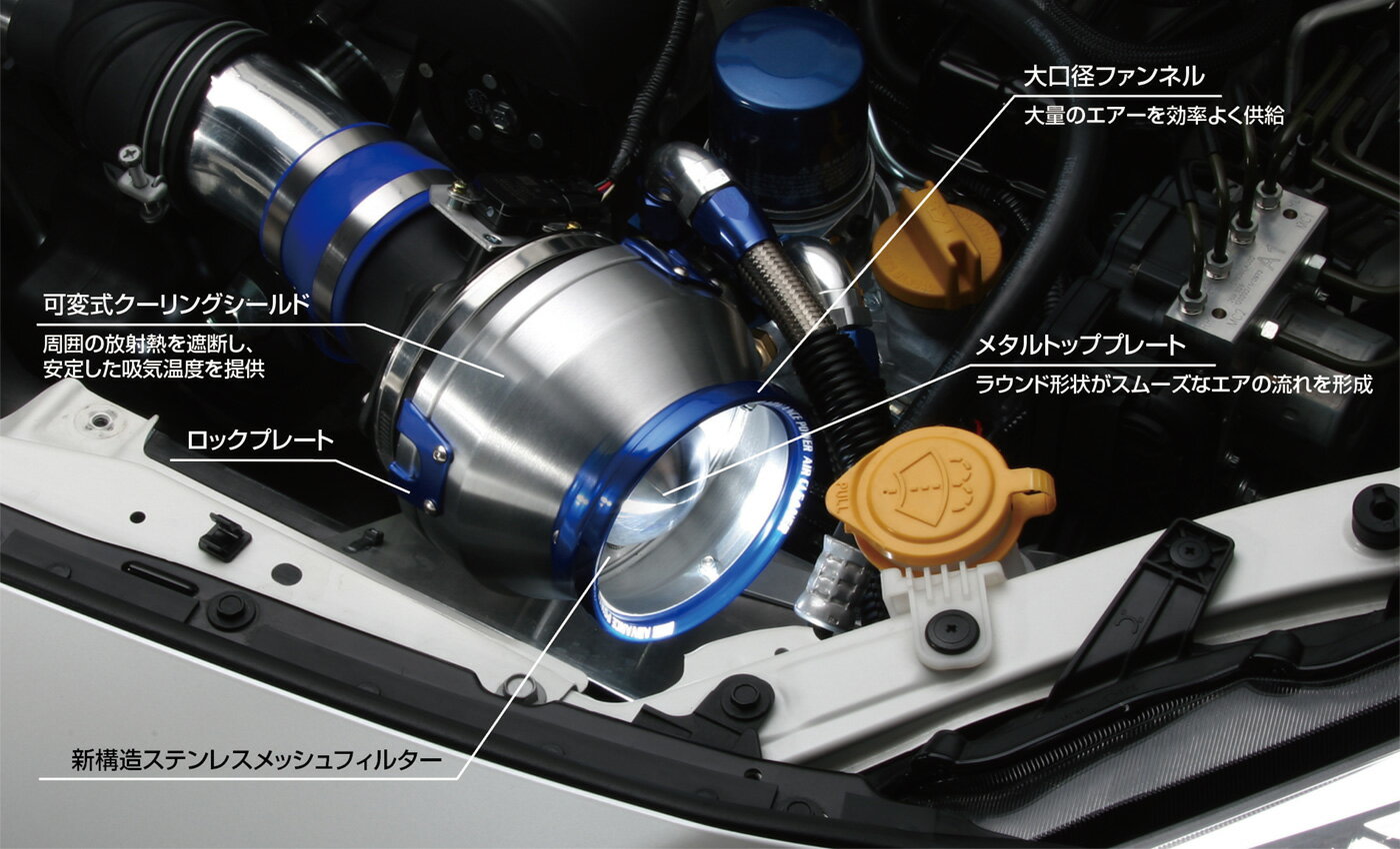 BLITZ ブリッツ コアタイプエアクリーナー ADVANCE POWER 【42128】 車種：スバル BRZ 年式：16/08- 型式：ZC6 エンジン型式：FA20 2