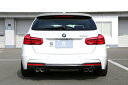 3D Design BMW マフラー φ80x4テール 品番：4101-23017 3シリーズ F30 320i/B48B20A