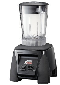 WARING BLENDER MX-1000XTP ワーリング パワフル・ブレンダーHI・LOW・パルス、の3種類のスピードで食材に合わせた撹拌が可能。超高速撹拌で瞬時に撹拌。オプションの3Lステンレス容器と2.7Lポリカーボネイト容器で、少量から大量処理、そしてドリンクからフードメニューまで多彩に対応します。【仕様】型　式：MX-1000XTP（防音フードカバーなし）電　源：100V 50/60Hz電　流：12A（1分30秒定格）消費電力：1.1kW回転数：低速23,000r.p.m.・高速27,000r.p.m. PULSE（パルス）27,000r.p.m.(無負荷時)容器容量：2.1L処理容量：最大：1.4L 最小：0.25L質　量：6.7kg（本体5.5kg+容器・容器蓋1.2kg）外形寸法：幅220×奥行220×高さ405mm（突起物を含む奥行240mm）