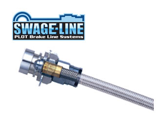 SWAGE-LINE スウェッジライン ブレーキホース ステンレス ブラックスモークホース XV 4WD全グレード 品番：SW4829NB　【NF店】
