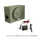 AH KYOTO 響音 6.5インチウーハー付きBOX ＆ 1CH アンプ セット CHB-065AM