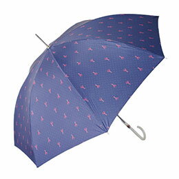 この世界のどこかにある不思議なスーパーマーケット「CHAMCHAM MARKET」をテーマにした傘ブランドですCHAMCHAM　MARKETの軽量長傘です。ロブスタープリントが雨の日を楽しく彩ります。生地にはUV加工が施され、晴雨兼用としてもお使いいただけます。●カラー:ネイビー ●素材:ポリエステル100% ●親骨サイズ:60cm ●原産国:中国 使用時のご注意 ●本製品には尖った部分があります。周りの人や物に当たらないよう、周囲の安全を確認してご使用ください。 ●手元や骨部分が壊れた場合は、怪我や事故になる恐れがある為、使用を中止してください。強風の時は、本製品が破損する恐れがありますので使用しないでください。 ●ステッキとして使用するなど、傘本来の目的以外での使用は止めて下さい。 ●本製品は、自転車・ベビーカー等と固定する器具に取り付けて使用する構造になっておりません。破損・視野の妨げ・重大な事故の原因となる恐れがありますので、絶対に取り付けないでください。 ●傘骨には構造上、骨同士が狭くなっている部分や、尖った部分があります。手や指を怪我する恐れがありますので、ご注意ください。 ●ハンドクリームや日焼け止めクリーム等が、本製品の生地・手元部分の色落ちの原因になる場合があります。 ●ご使用後は、本製品を陰干しにして完全に乾いてからおしまいください。濡れたまま保管しますと、錆の発生や生地の色移りの原因となる場合があります。 ※お子様がご使用の際は、保護者からご注意・ご指導ください。