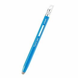 鉛筆と同じように親指、人差し指、中指の3点で軸を捉えられる、持ちやすい子ども向け鉛筆型タッチペンです。■鉛筆と同じ六角形なので転がりにくく、持ちやすい形状となっています。 ■一般的な鉛筆と同じ太さのため、ペンケースに収納が可能です。 ■名前を入れるスペースが付いており、お子様がタッチペンを紛失してしまうのを防ぎます。 ■導電繊維をペン先に採用し、滑らかな操作性を実現したタッチペンです。 ■指先でのタッチ操作と違い、液晶画面を汚さずに操作可能です。 ■タッチ操作はもちろん、スライド操作も快適に行えます。 ■※フィルムの種類によっては、操作時にこすれ音が生じたり、ペンの反応が悪くなったりすることがあります。 ■強い筆圧のお子様でも、画面を傷つけにくい導電繊維のペン先となっています。 ■ストラップホールがあります。 ■ペン先が劣化した際に別売のペン先(P-TIPENSE)に交換できて、快適な操作感を維持できます。■対応機種:各種スマートフォン・タブレット ※特定のアプリ/ソフトをご使用の際に、専用タッチペンのみでの描写設定をされている場合はご使用できない場合があります。 ■外形寸法:長さ約120mm×ペン径約7mm、ペン先約5mm ■材質:ペン先:導電繊維、本体:アルミニウム ■カラー:ブルー