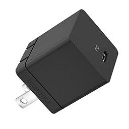 ☆デジフォース Cube キューブ型PD充電器 30W 1C ブラック D0081BK