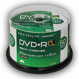 ☆HIDISC データ用 DVD+R DL 片面2層 8.5GB