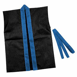 ☆【20個セット】 ARTEC カラー不織布ハッピ子供用袖無 S黒(青襟) ATC3265X20 ☆【20個セット】 ARTEC カラー不織布ハッピ子供用袖無 S黒(青襟) ATC3265X20