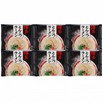 カー用品卸問屋 NFR ◎【代引不可】博多とんこつラーメン 6食セット FHR-6「他の商品と同梱不可/北海道、沖縄、離島別途送料」