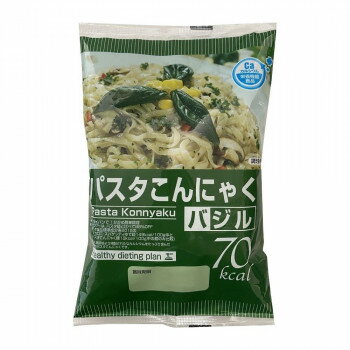 ◎【代引不可】ナカキ食品　パスタこんにゃくバジル　24個セット「他の商品と同梱不可/北海道、沖縄、離島別途送料」