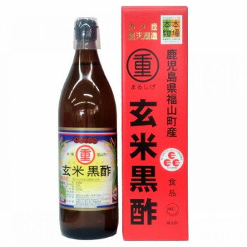 ◎【代引不可】まるしげ上田 玄米黒酢 900mL 1628「他の商品と同梱不可/北海道、沖縄、離島別途送料」