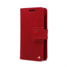 ☆AEJEX　高級羊革スマートフォン用ケース　D4シリーズ　RED　AS-AJD4-RD