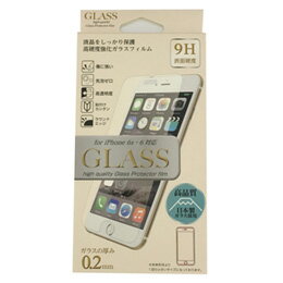 ☆E-SELECT iPhone6/6S用保護ガラスフィルム　厚み0.2ミリ　日本製ガラス ES-I6GLS02CL