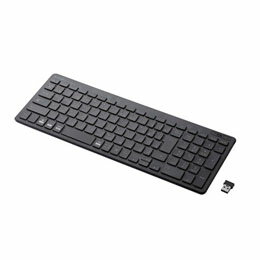 ☆エレコム ワイヤレスコンパクトキーボード パンタグラフ式 薄型 ブラック TK-FDP099TBK