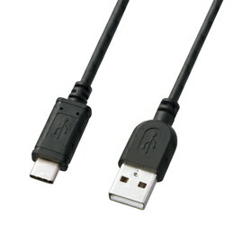 ☆サンワサプライ USB2.0TypeC-Aケーブル KU-CA05K