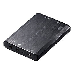 ☆サンワサプライ HDMIキャプチャー(USB3.2 Gen1・4K パススルー出力付き) USB-CVHDUVC3