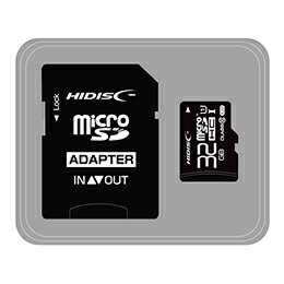 ☆HIDISC microSDHCカード 32GB CLASS10 UHS-1対応 高速転送 Read70 SD変換アダプタ付き HDMCSDH32GCL10UIJP3