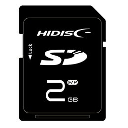 ☆HIDISC SDカード 2GB Speedy HDSD2GCLJP3
