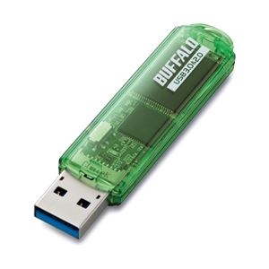 ◇バッファロー USB3.0対応 USBメモリー スタンダードモデル 8GB グリーン RUF3-C8GA-GR※他の商品と同梱不可