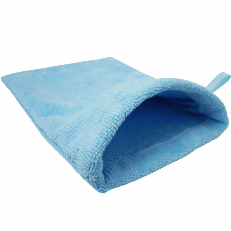 システムクロス ソフトA ミトン 手袋 ブルー グレー ブラック 【マイクロファイバークロス】超極細繊維【グローブ】【ミトン】【メール便対応】