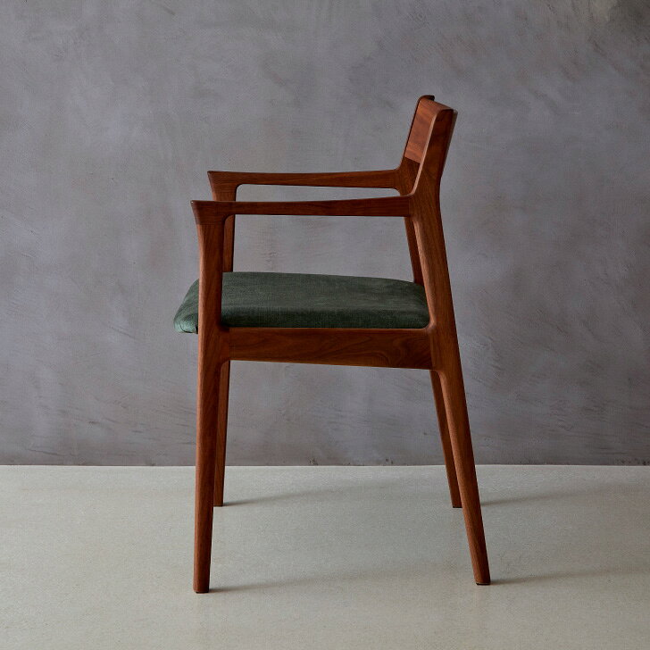 【受注生産品】Dining Armchair ダイニングアームチェア 北欧スタイル アームチェア ミッドセンチュリー ウォルナット材 [2]