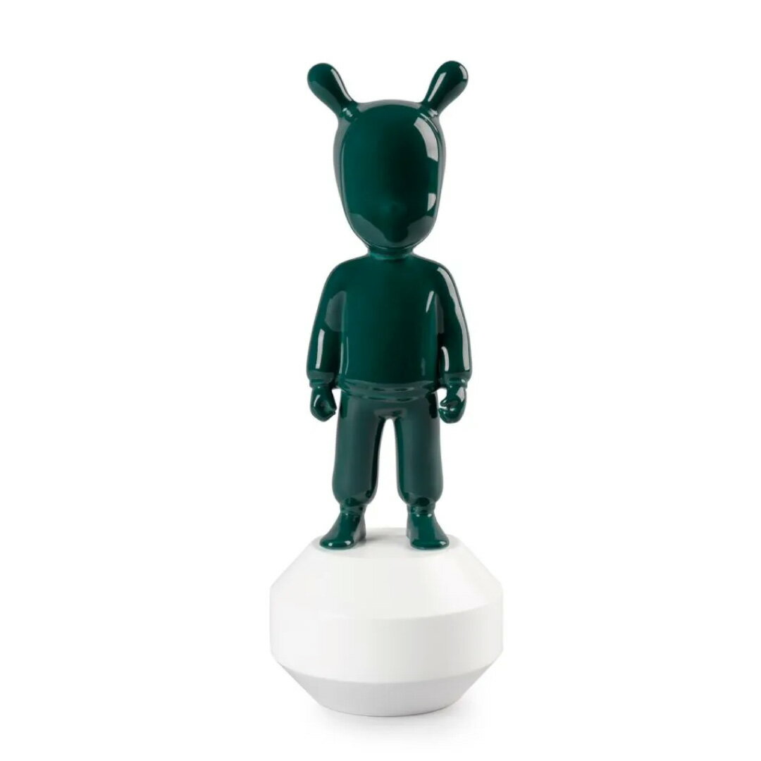 【正規販売店】LLADRO The GUEST Dark Green ザ・ゲスト ハイメ・アジョン オブジェ 磁器 現代アート アートフィギュア デザイナーズ 公式 The Dark Green Guest