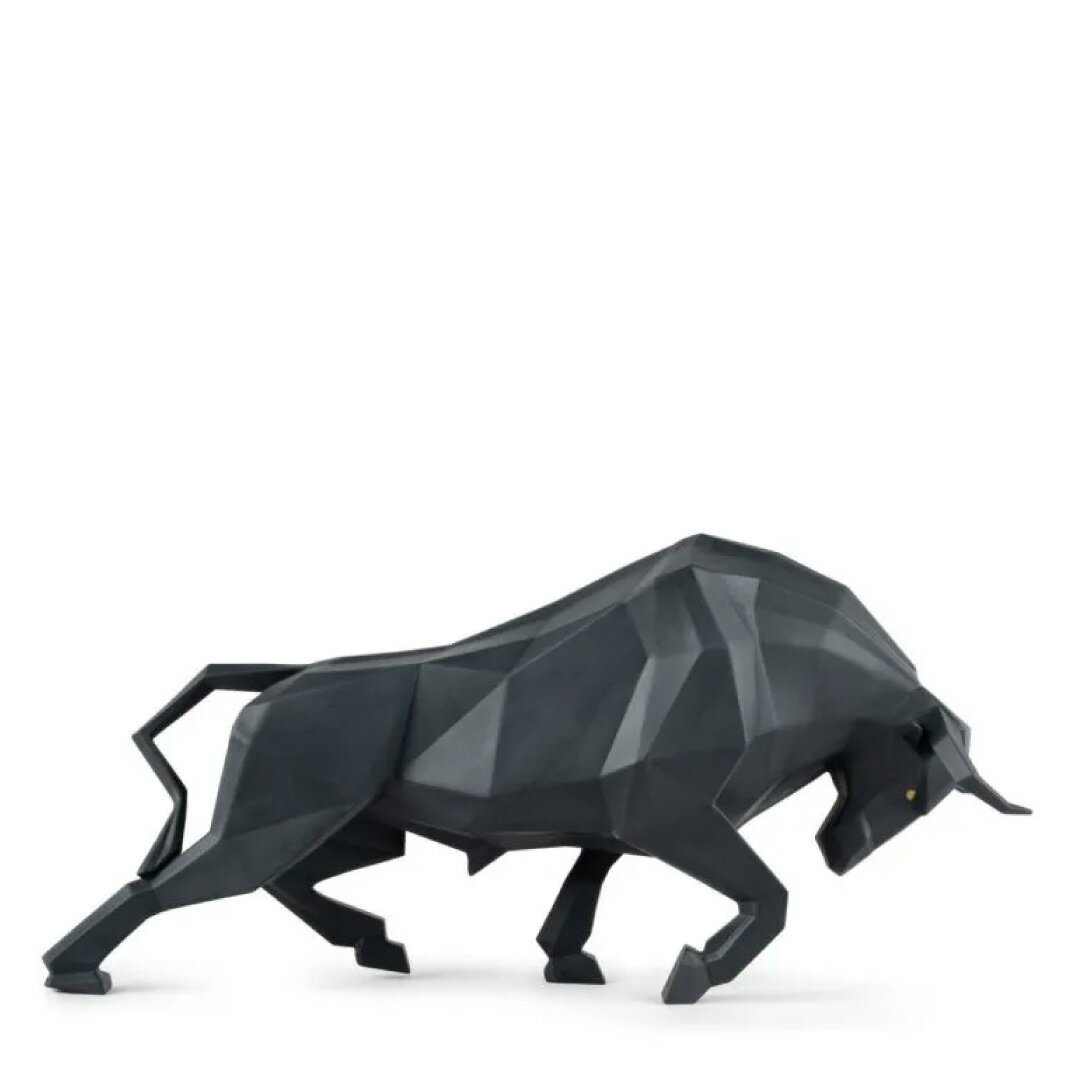【正規販売店】LLADRO Origami-Bull 牛 ウシ 置物 折り紙 磁器 現代アート アートフィギュア デザイナーズ