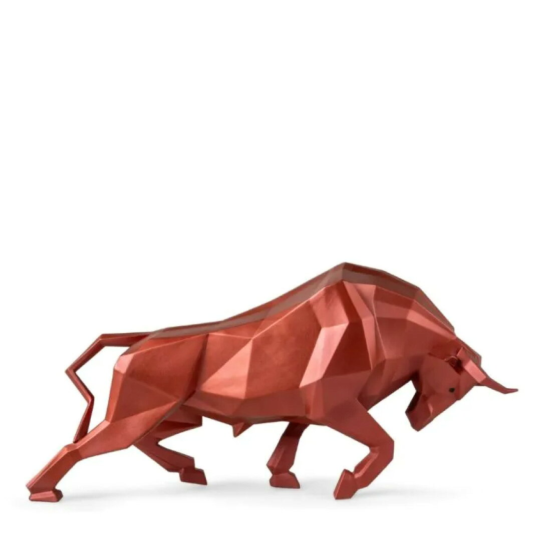 【正規販売店】LLADRO Origami-Bull 牛 ウシ 置物 折り紙 磁器 現代アート アートフィギュア デザイナーズ