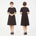 【最大300円クーポン】CML ワンピース LDL-1403 ブラウン (S〜2L) 《高品質 サロン ウェア 制服》