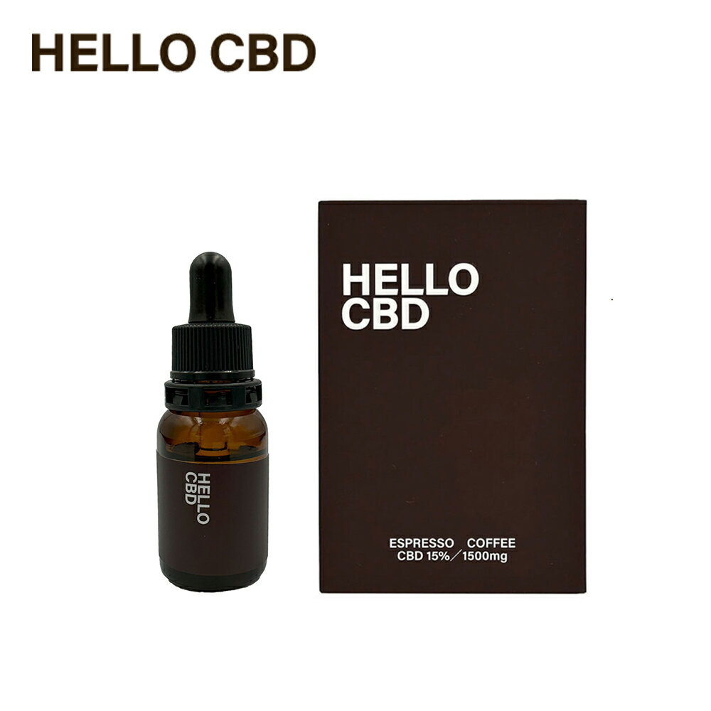 HELLO CBD エスプレッソコーヒーCBDオイル／CBD 15% 1500mg