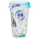 【最大300円OFF】香り消臭ビーズ ナチュラルソープ 450ml ユニ・チャーム 《 猫 ねこ ネコ おしっこ臭 トイレ 臭い エチケット 》