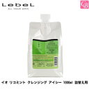 【最大300円クーポン】【x2個】ルベル イオリコミント クレンジング icy 1000ml LebeL IAU《タカラベルモント ルベル イオ シャンプー ヘアケア 美容室 頭皮ケア 頭皮クレンジング サロン専売品 シャンプー ノンシリコン shampoo》
