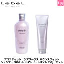 【最大300円クーポン】ルベル プロエディット ケアワークス バウンスフィット シャンプー 300ml & ヘアトリートメント 250g セット《ルベル シャン...