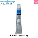 【最大300円クーポン】ナカノ キャラデコ R/v-11 80g 《中野製薬 サロン ヘアカラー カラー剤 業務用 美容室専売 サロン専売品 salon カラー剤 キャラデコ》