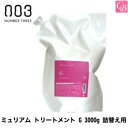 【最大300円クーポン】【あす楽13時まで】【送料無料】【x2個】ナンバースリー ミュリアム トリートメント G 3000g 詰替え用《ナンバースリー トリートメント 美容室専売 美容院 サロン専売品 ヘアトリートメント 詰め替え salon 業務用 treatment》