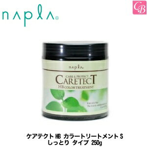 ナプラ ケアテクトHB カラートリートメントS しっとり タイプ 250g napla 《ナプラ ノンシリコン ヘアトリートメント カラー トリートメント 美容室専売 美容院 サロン専売品 salon treatment ヘアケア》