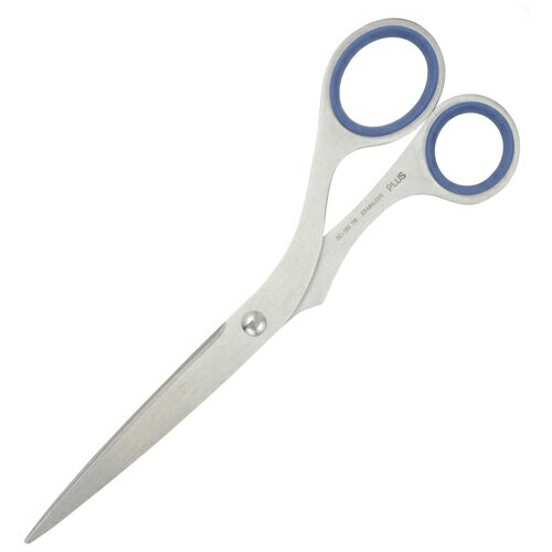 プラス はさみ ツイストリング ステンレス鋏エクストラ ブルー SC-185TR 34-925