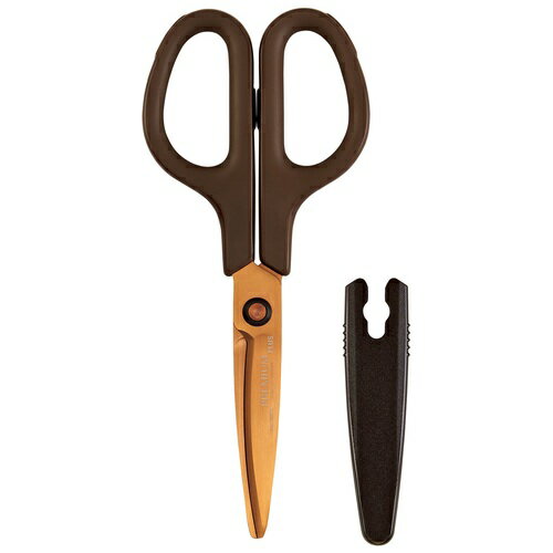 プラス フィットカットカーブ プレミアムチタン イージーグリップ ダークブラウン SC-175STN