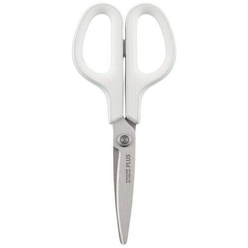 フィットカットカーブ 抗菌グリップ SC-175S-AB ホワイト はさみ 事務用