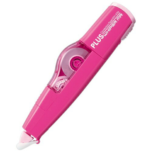 ペンスタンドにもすっきり収納。先端の小さなローラーが修正部分に密着。便利なワンタッチ開閉キャップ。 ●外形寸法（幅）[mm]：18 ●外形寸法（奥）[mm]：110 ●外形寸法（高）[mm]：25 ●テープ寸法（幅）[mm]*：4.2 ●テープ長：6m ●引き方向：タテ引きタイプ ●パッケージ仕様：本体＝ブリスターパック ●ヘッド仕様：ローラーヘッド ●対応カートリッジ：WH-63□R ●色：ピンク ●種別：本体 ●注意事項：品質改善のため予告なく仕様、カラー等の変更を行う場合があります。予めご了承ください。 ●ローラーヘッド