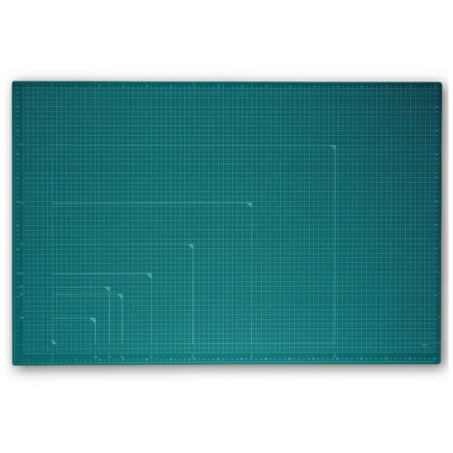 プラス カッターマット 両面 A1 600×900mm 48-587 グリーン