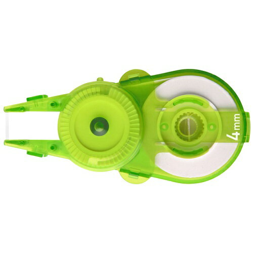 修正テープ「ホワイパースライド」専用交換カートリッジです。 ●テープ寸法（幅）[mm]*：4 ●テープ長：12m ●パッケージ仕様：簡易包装パック ●色：ライムグリーン ●引き方向：タテ引きタイプ ●ヘッド仕様：ローラーヘッド ●種別：カートリッジ ●注意事項：カートリッジは前モデルの「ホワイパースライド」（WH-014、WH-015、WH-016、WH-014BC、WH-015BC、WH-016BC）や「裏から見えない修正テープ」にもお使いいただけます。 ●入数：10個（1個×10個）