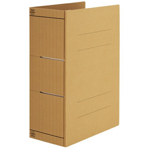 プラス フラットファイル 厚とじ 1000 A4 クラフト 10冊パック 88-960