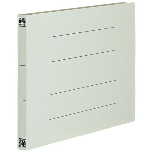 プラス PPフラットファイルA4E No.122P GY (98359) NO.122P GY