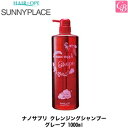 サニープレイス ナノサプリ クレンジングシャンプー （グレープ） 1L ナノサプリシリーズ SUNNYPLACE《サニープレイス シャンプー 美容室 サロン専売品 クレンジング シャンプー ナノサプリ shampoo》